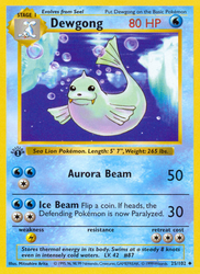 Dewgong Base card