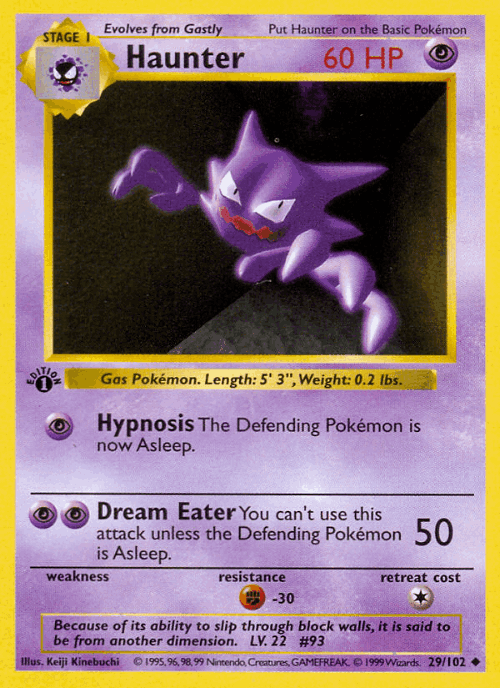 Haunter 29, Base