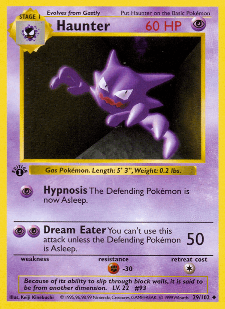 Haunter #29 from Base - Uncommon - Illustrated by Keiji Kinebuchi