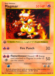 Magmar Base card