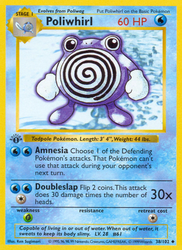 Poliwhirl Base card