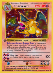 Charizard Pokémon TCG card art