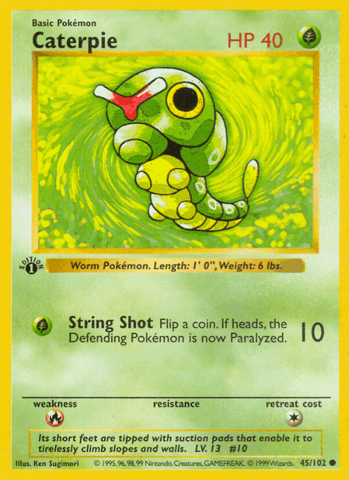 Caterpie 45, Base