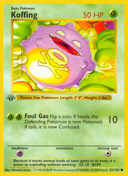 Koffing Base card