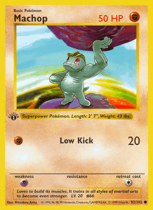 Machop card art