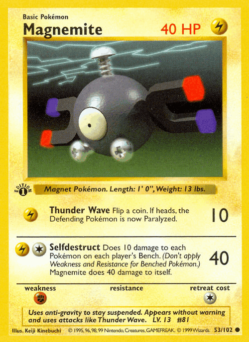 Magnemite 53, Base