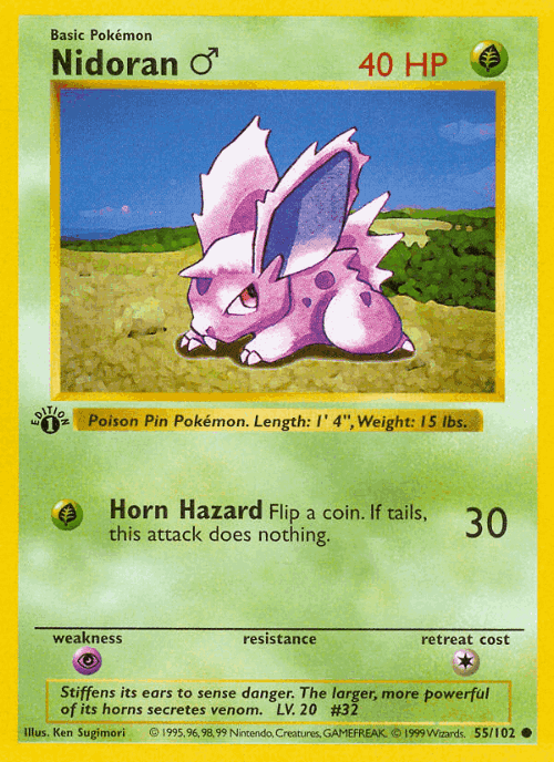 Nidoran ♂ 55, Base