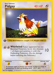 Pidgey Base card