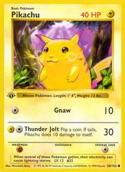 Pikachu 58, Base