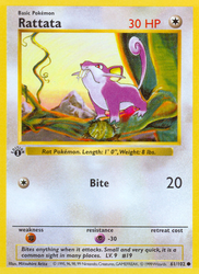 Rattata Base card