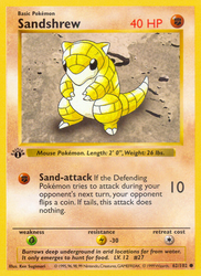 Sandshrew Base card