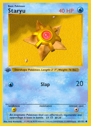 Staryu Base card