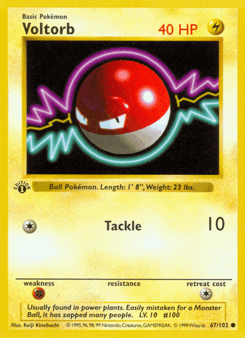 Voltorb 67, Base