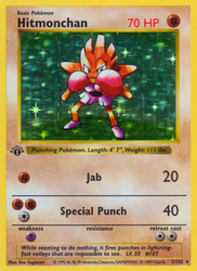 Hitmonchan Pokémon TCG card art