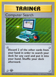 Computer Search Base card