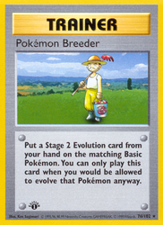 Pokémon Breeder Base card