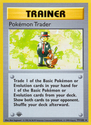 Pokémon Trader Base card