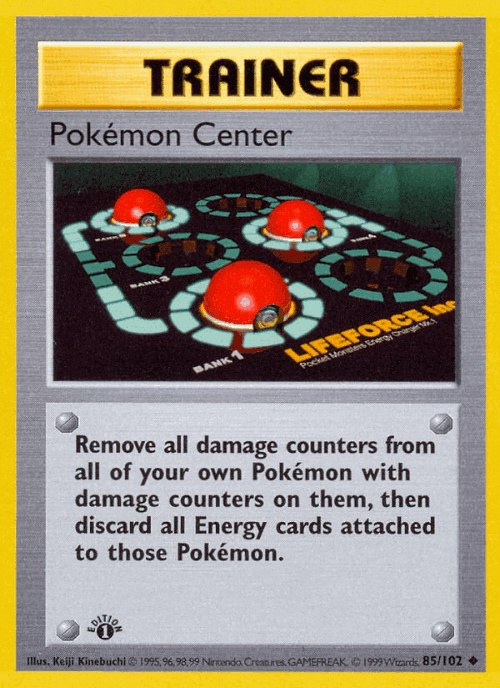 Pokémon Center 85, Base