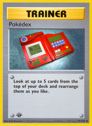 Pokédex Base card
