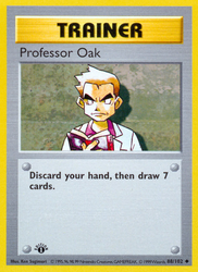 Professor Oak Base card