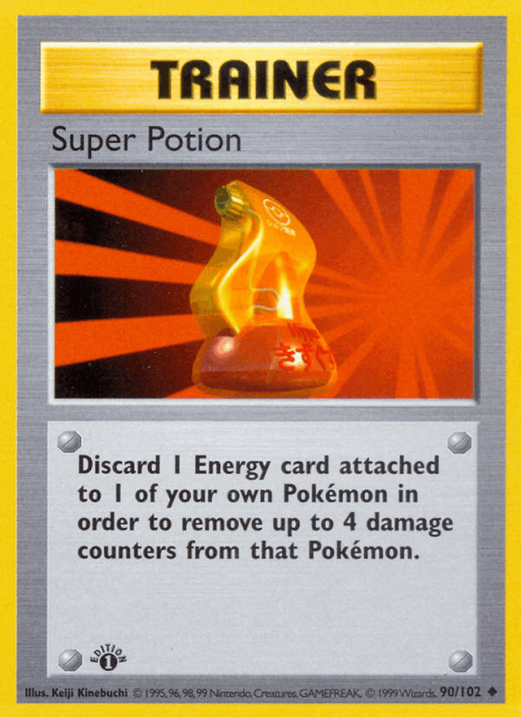 Super Potion #90 from Base - Uncommon - Illustrated by Keiji Kinebuchi