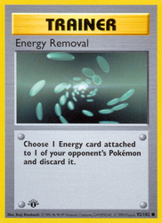 Energy Removal Base card