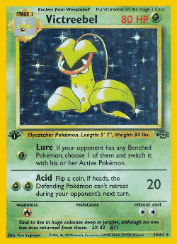 Victreebel Pokémon TCG card art