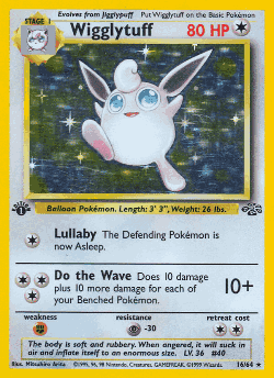 Wigglytuff Pokémon TCG card art