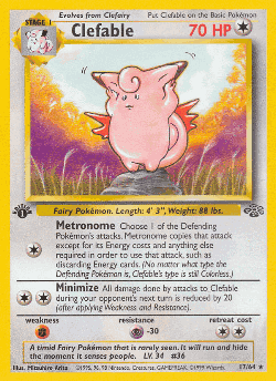 Clefable Pokémon TCG card art
