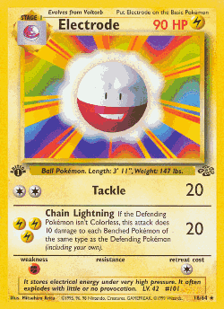 Electrode Pokémon TCG card art