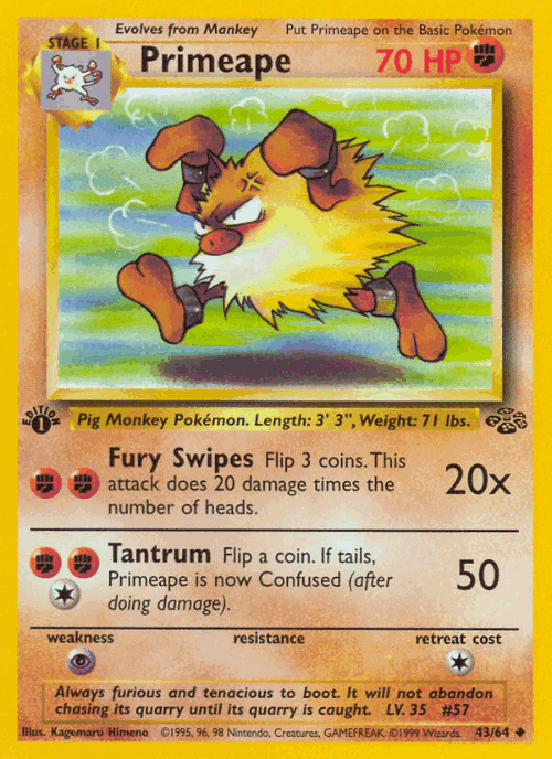 Primeape 43, Jungle
