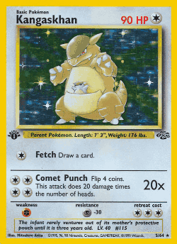 Kangaskhan Pokémon TCG card art