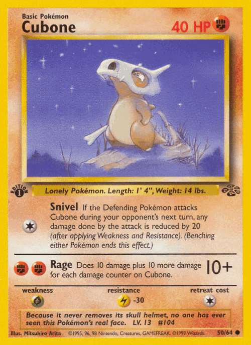 Cubone 50, Jungle