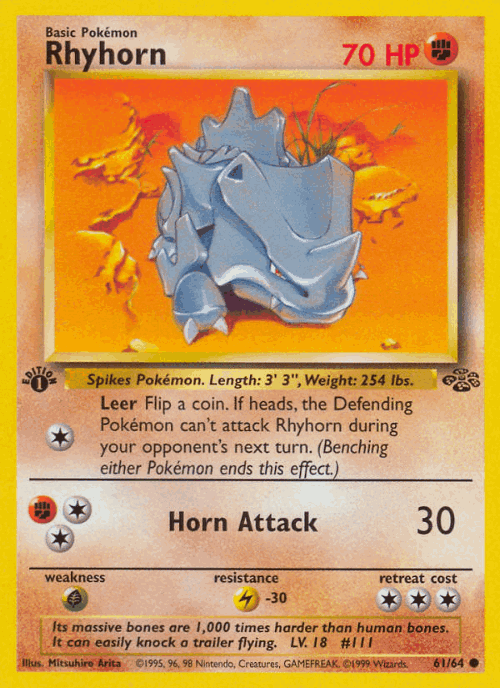 Rhyhorn 61, Jungle