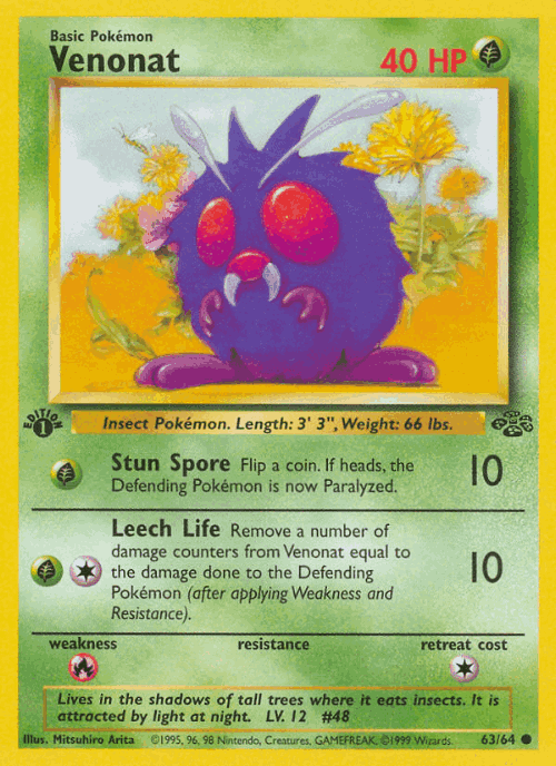 Venonat 63, Jungle