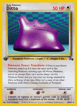 Ditto Pokémon TCG card art