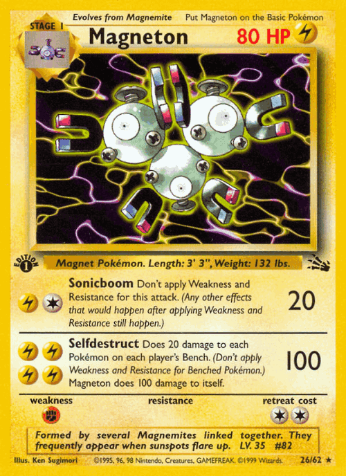 Magneton 26, Fossil