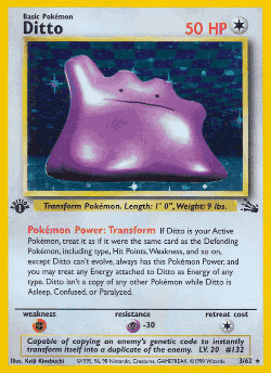 Ditto Pokémon TCG card art