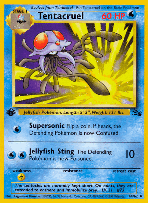Tentacruel 44, Fossil