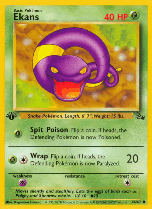 Ekans 46, Fossil