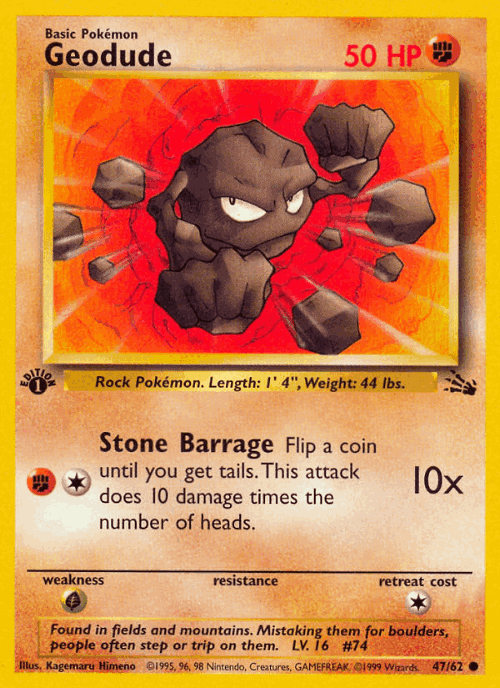 Geodude 47, Fossil