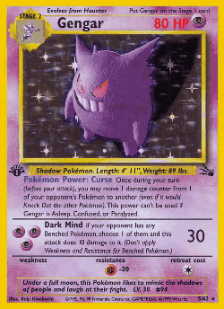 Gengar Pokémon TCG card art