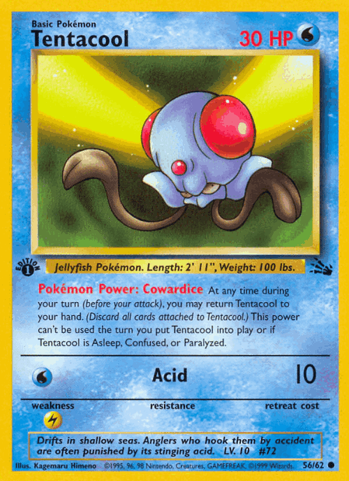 Tentacool 56, Fossil
