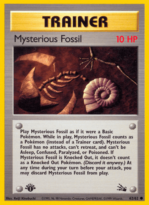 Mysterious Fossil 62, Fossil