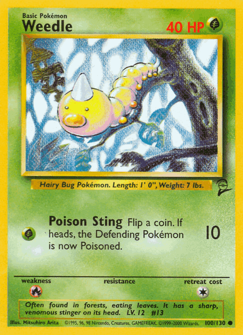Weedle 100, Base Set 2