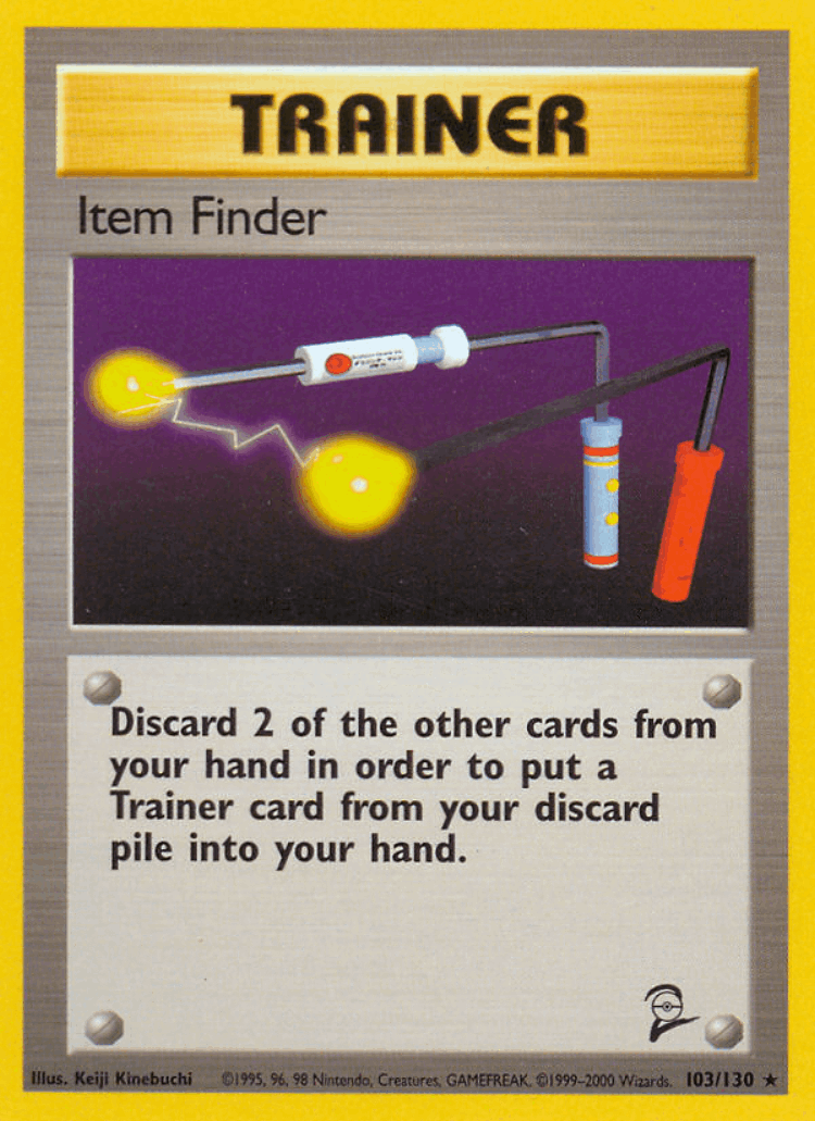 Item Finder #103 from Base Set 2 - Rare - Illustrated by Keiji Kinebuchi