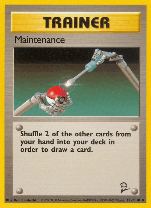 Maintenance 112, Base Set 2
