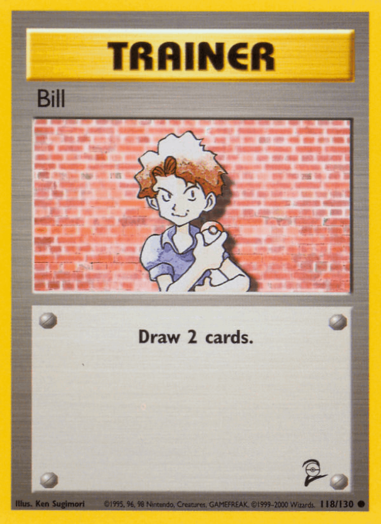Bill #118 from Base Set 2 - Common - Illustrated by Ken Sugimori