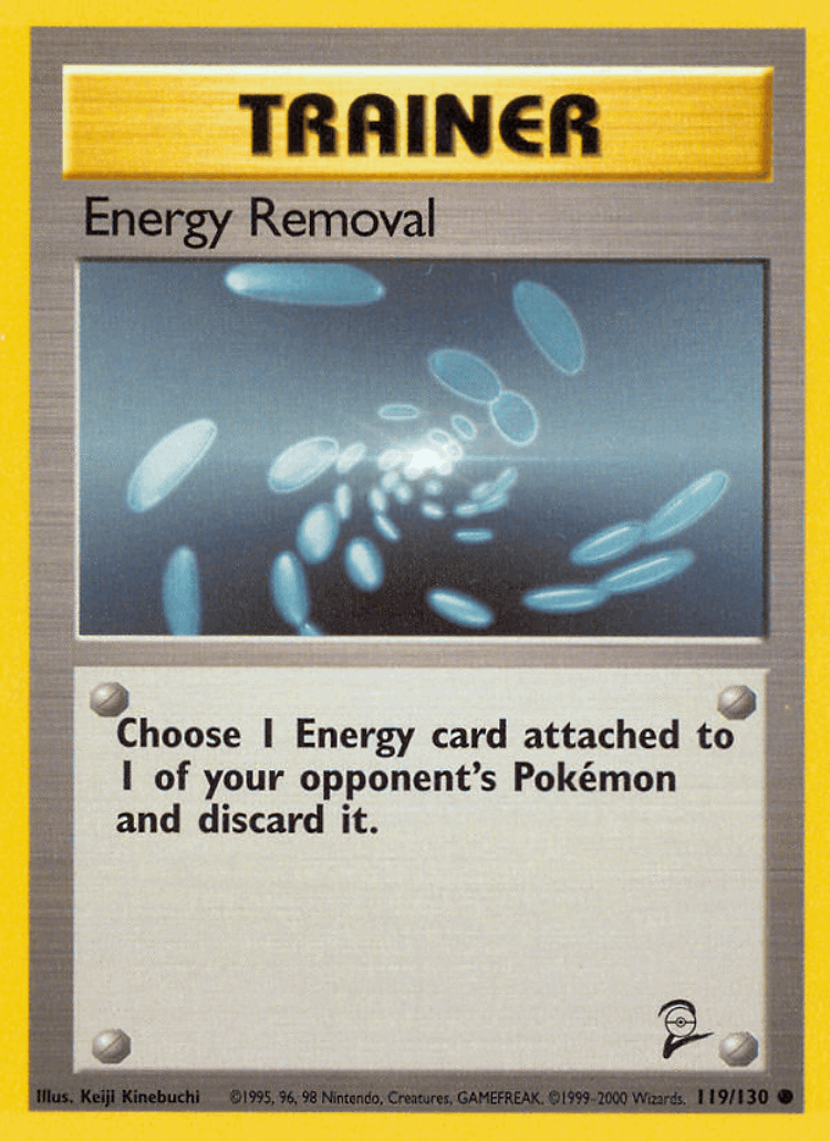 Energy Removal #119 from Base Set 2 - Common - Illustrated by Keiji Kinebuchi