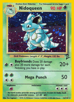 Nidoqueen Pokémon TCG card art